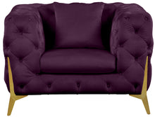Load image into Gallery viewer, Kingdom Purple Velvet Chair