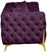 Load image into Gallery viewer, Kingdom Purple Velvet Sofa