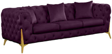 Load image into Gallery viewer, Kingdom Purple Velvet Sofa