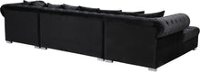Load image into Gallery viewer, Presley Black Velvet 3pc. Sectional