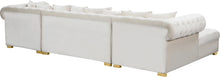 Load image into Gallery viewer, Presley Cream Velvet 3pc. Sectional