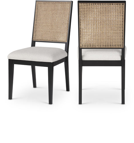Lucid Black Velvet Dining Chair