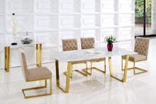 Load image into Gallery viewer, Cameron Beige Velvet Dining Chair