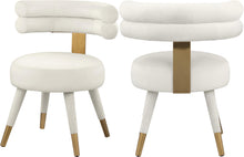 Load image into Gallery viewer, Fitzroy Cream Velvet Dining Chair