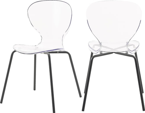 Clarion Matte Black Dining Chair