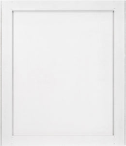 Modernist White Gloss Mirror