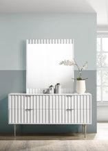 Load image into Gallery viewer, Modernist White Gloss Mirror