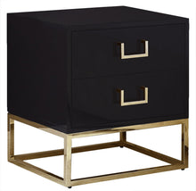 Load image into Gallery viewer, Nova Black Side Table