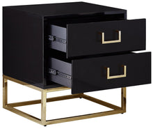 Load image into Gallery viewer, Nova Black Side Table
