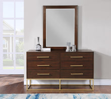 Load image into Gallery viewer, Maxine Cherry / Gold Dresser