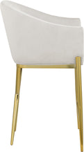Load image into Gallery viewer, Xavier Cream Velvet Counter Stool