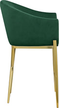 Load image into Gallery viewer, Xavier Green Velvet Counter Stool