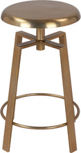 Load image into Gallery viewer, Lang Gold Counter/Bar Stool