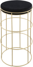 Load image into Gallery viewer, Rebar Black Velvet Counter Stool