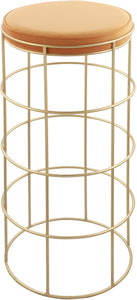 Rebar Mango Velvet Bar Stool