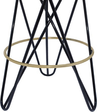 Load image into Gallery viewer, Mercury Black / Gold Counter Stool