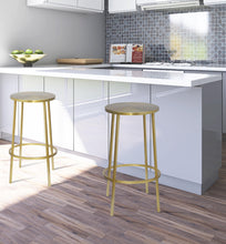 Load image into Gallery viewer, Tyson Gold Counter Stool