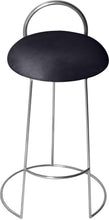Load image into Gallery viewer, Ring Black Velvet Counter Stool