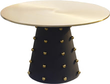 Load image into Gallery viewer, Raven Black / Gold Dining Table