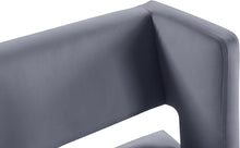 Load image into Gallery viewer, Caleb Grey Velvet Counter Stool