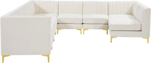 Load image into Gallery viewer, Alina Cream Velvet Modular Sectional