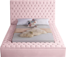 Load image into Gallery viewer, Bliss Pink Velvet Full Bed (3 Boxes)