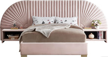 Load image into Gallery viewer, Cleo Pink Velvet King Bed (3 Boxes)