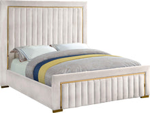 Load image into Gallery viewer, Dolce Cream Velvet King Bed (3 Boxes)