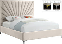 Load image into Gallery viewer, Eclipse Cream Velvet King Bed