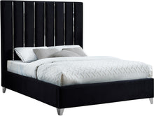 Load image into Gallery viewer, Enzo Black Velvet Full Bed
