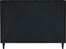 Load image into Gallery viewer, Eva Black Velvet Full Bed