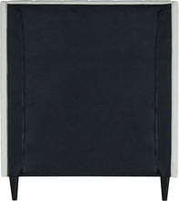 Load image into Gallery viewer, Eva Cream Velvet Twin Bed