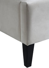 Load image into Gallery viewer, Fritz Cream Velvet King Bed