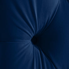 Load image into Gallery viewer, Fritz Navy Velvet Twin Bed