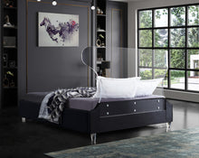 Load image into Gallery viewer, Ghost Black Velvet Queen Bed