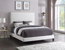Load image into Gallery viewer, Harlie Cream Velvet King Bed