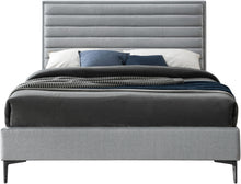 Load image into Gallery viewer, Hunter Grey Linen King Bed
