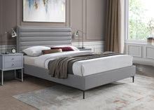 Load image into Gallery viewer, Hunter Grey Linen Full Bed