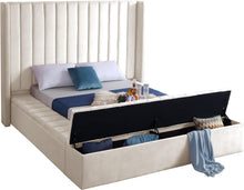 Load image into Gallery viewer, Kiki Cream Velvet Full Bed (3 Boxes)