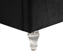 Load image into Gallery viewer, Kira Black Velvet King Bed