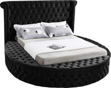 Load image into Gallery viewer, Luxus Black Velvet Queen Bed (3 Boxes)
