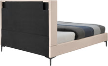 Load image into Gallery viewer, Nadia Pink Velvet Queen Bed