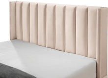 Load image into Gallery viewer, Nadia Pink Velvet King Bed