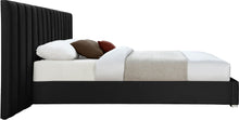 Load image into Gallery viewer, Pablo Black Velvet Queen Bed