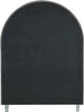 Load image into Gallery viewer, Rainbow Grey Velvet Twin Bed