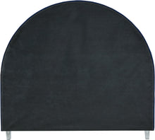 Load image into Gallery viewer, Rainbow Navy Velvet Queen Bed