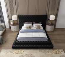 Load image into Gallery viewer, Revel Black Velvet King Bed (3 Boxes)