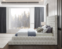 Load image into Gallery viewer, Revel Cream Velvet King Bed (3 Boxes)