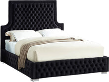 Load image into Gallery viewer, Sedona Black Velvet King Bed