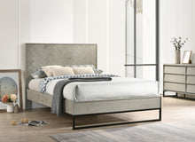 Load image into Gallery viewer, Weston Grey Stone Queen Bed (3 Boxes)